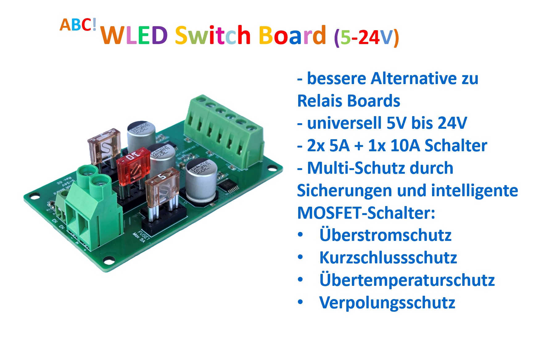 ABC! WLED Switch Board ABC! WLED Switch Board