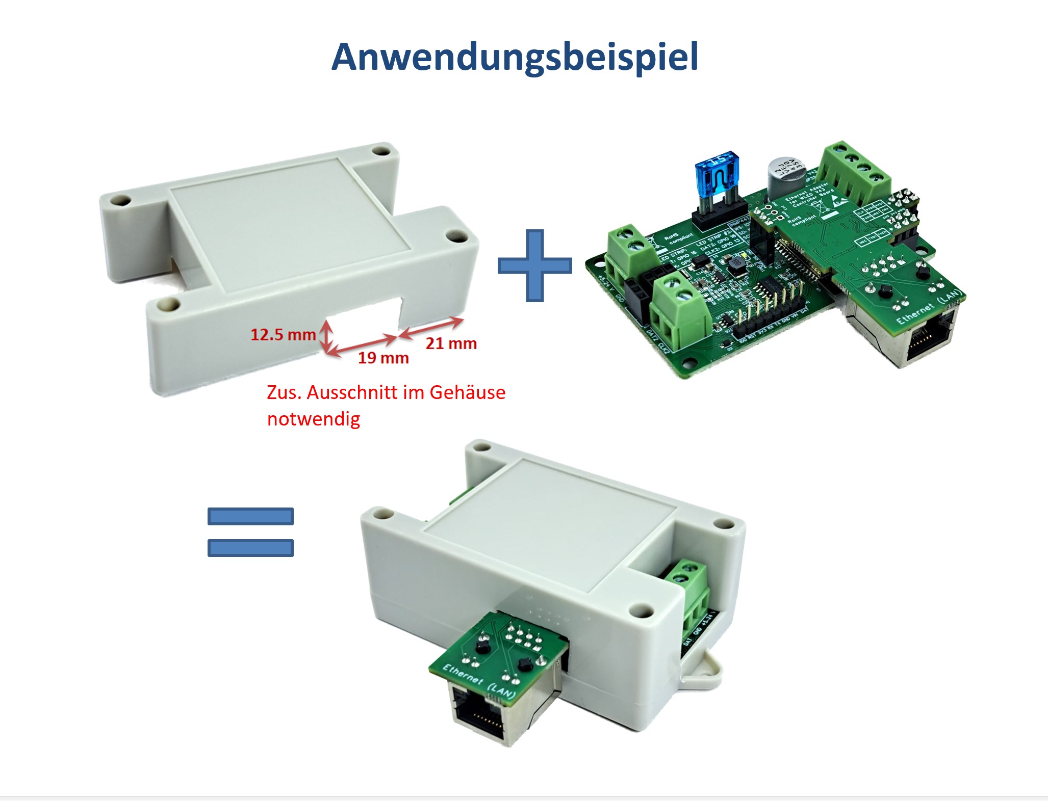 Ethernet Adapter für WLED Controller