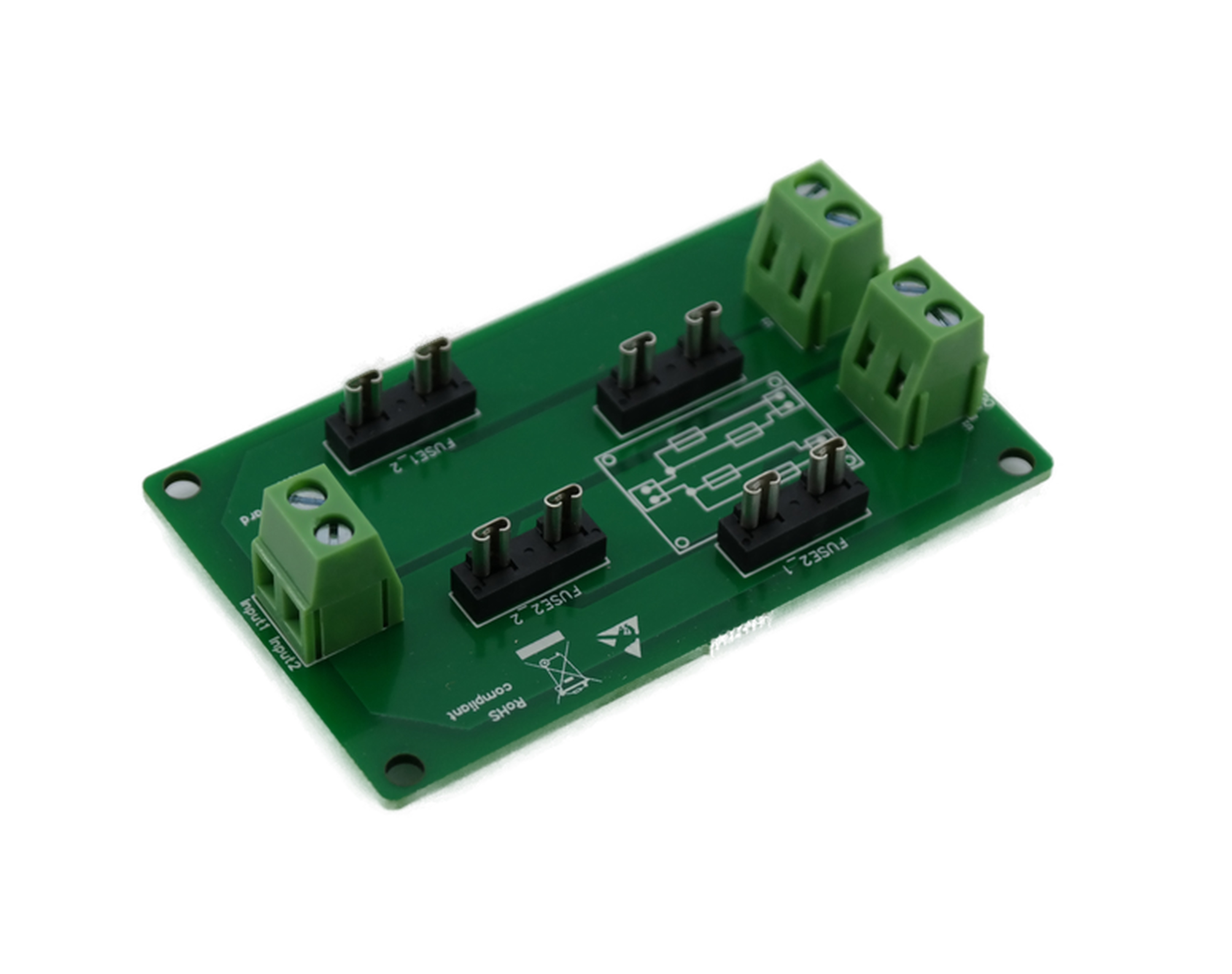 Fuse board for WLED controllers