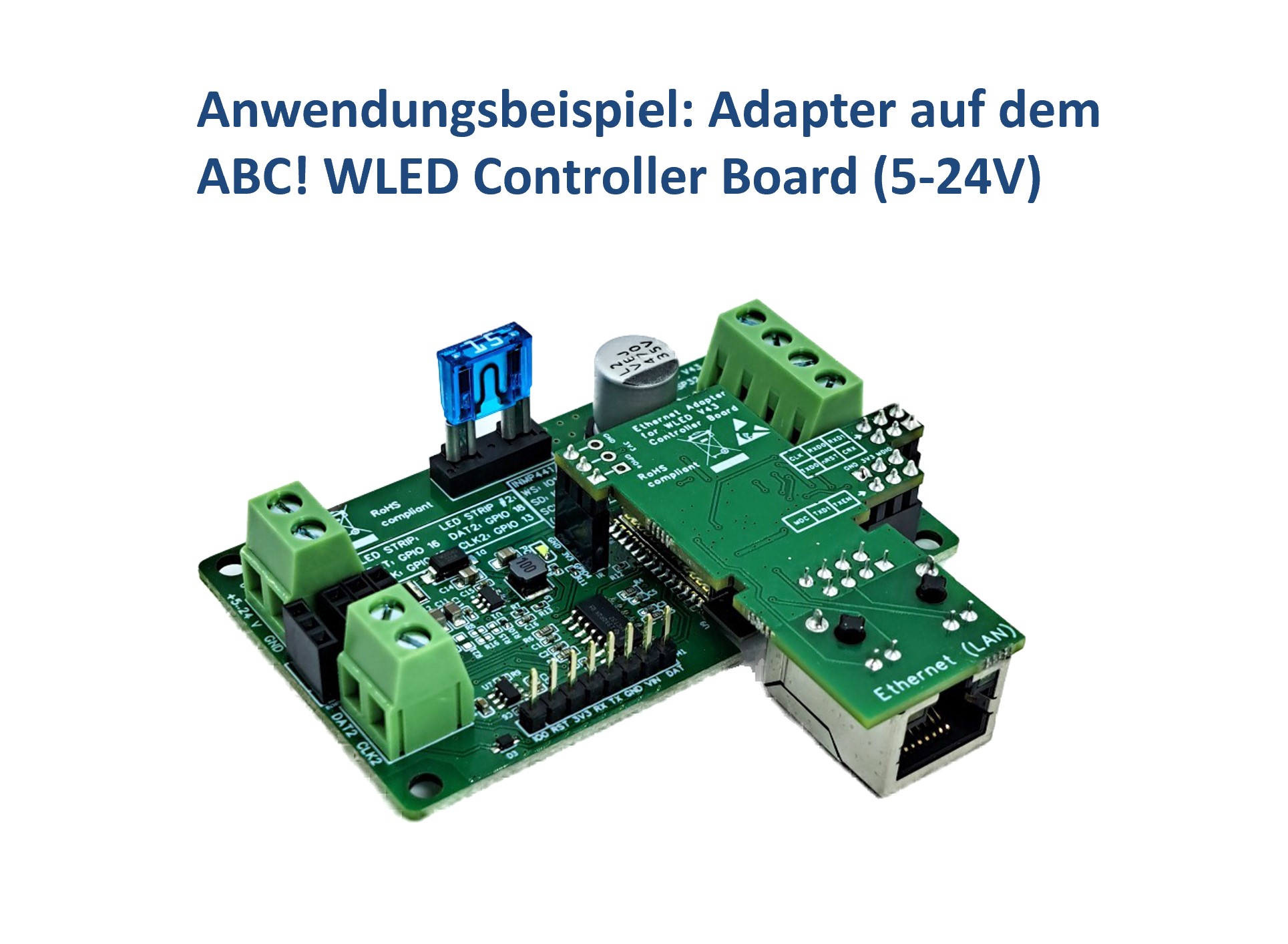 Ethernet Adapter für WLED Controller