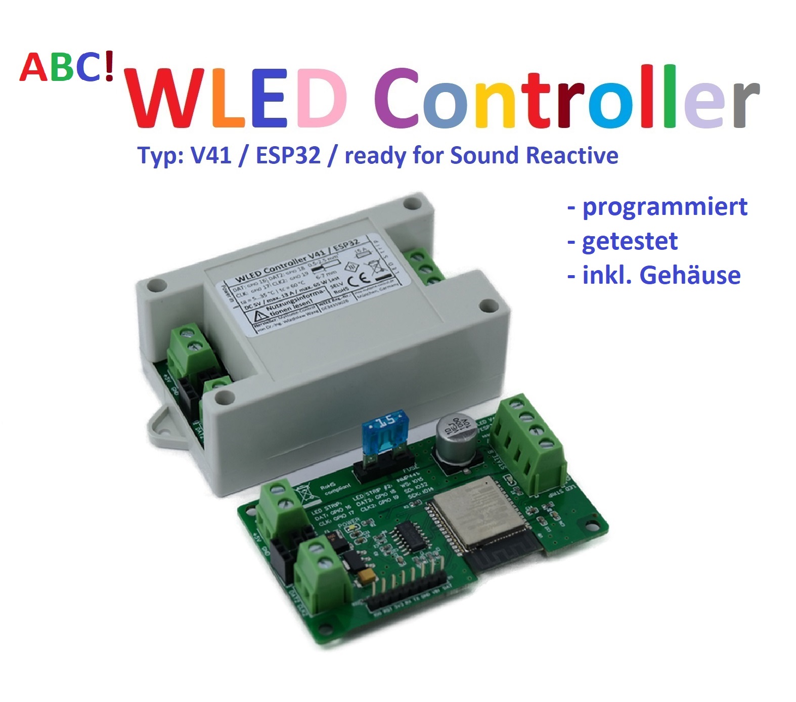 ABC! WLED Controller V41/ESP32 ABC! WLED Controller V41/ESP32