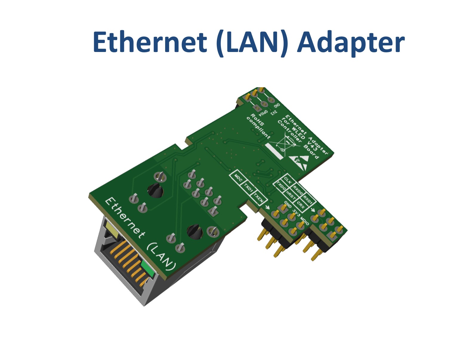 Ethernet adapter for WLED controller