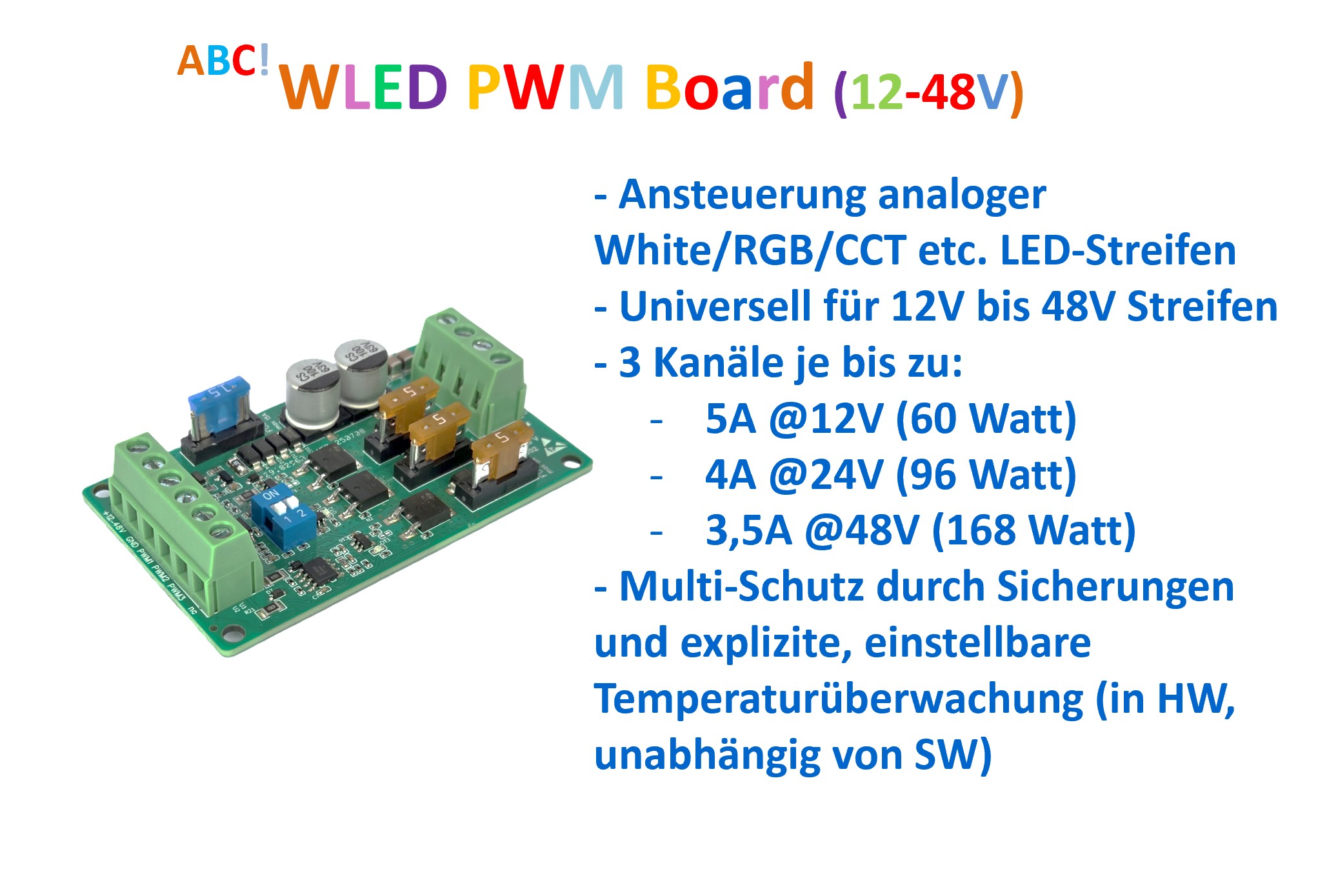 WLED PWM board WLED PWM board