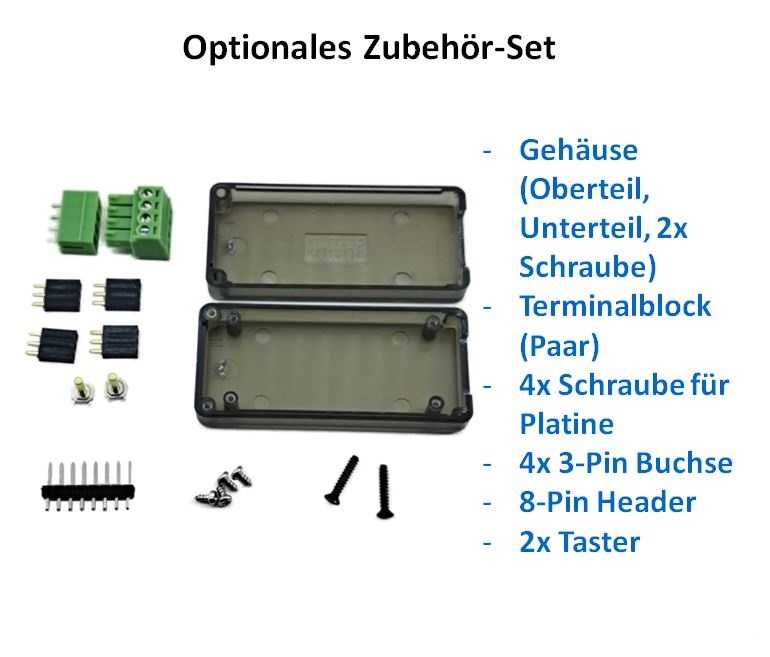 Zubehör-Set für WLED Controller Board mini (V70, V73)