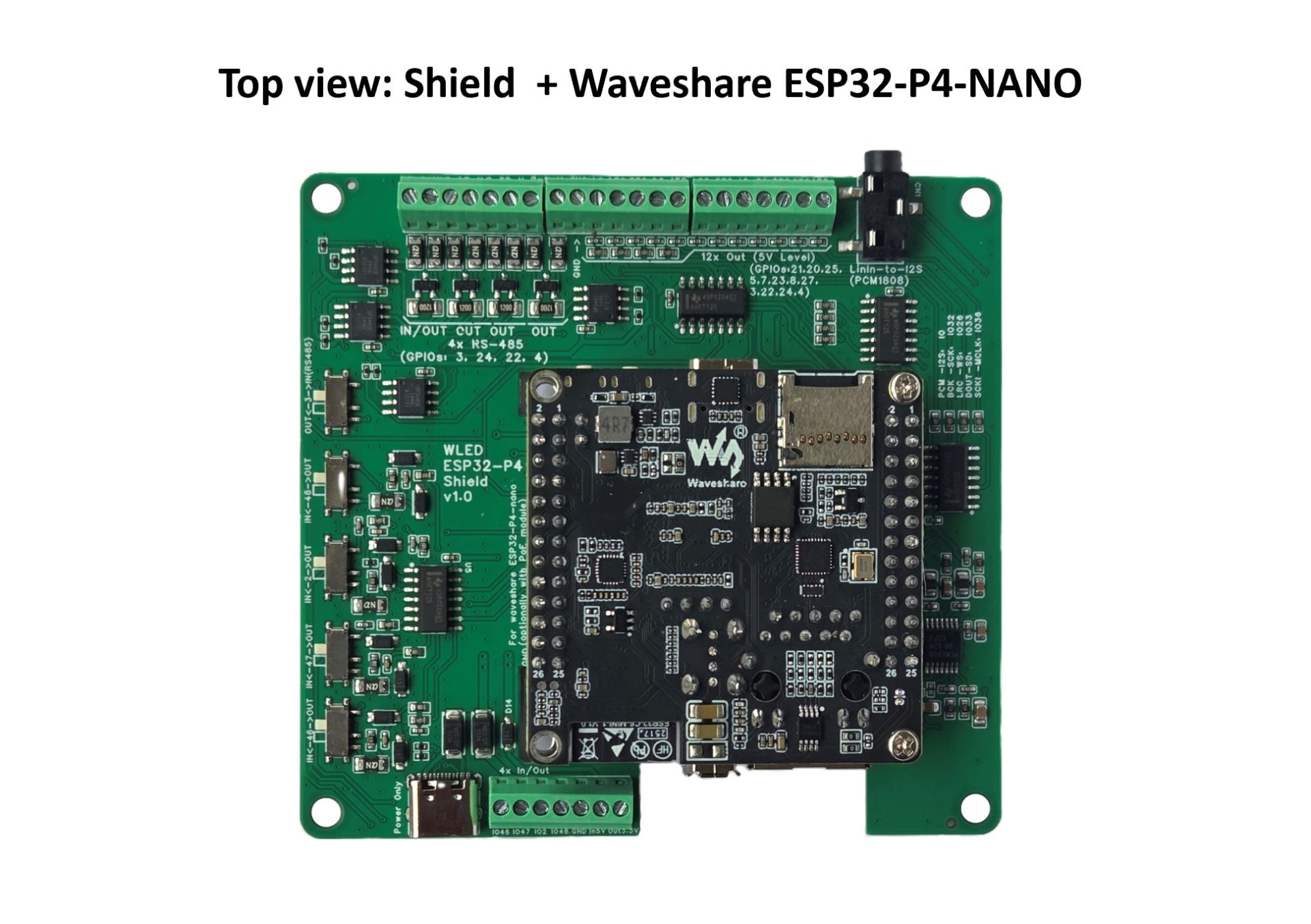 ESP32-P4 shield